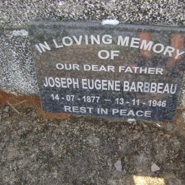 BARBBEAU Joseph Eugene 1877-1946 