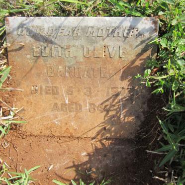 BARGATE Edith Olive -1972