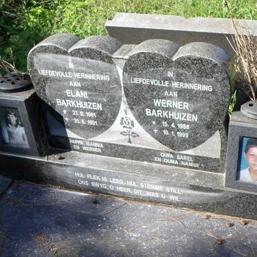 BARKHUIZEN Werner 1988-1999 :: BARKHUIZEN Elani 1981-1991