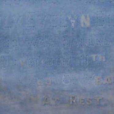 BENNETT Emily Evelyn -1931