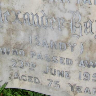 BAYNE Alexander -1958