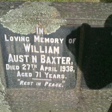 BAXTER William Austin -1938