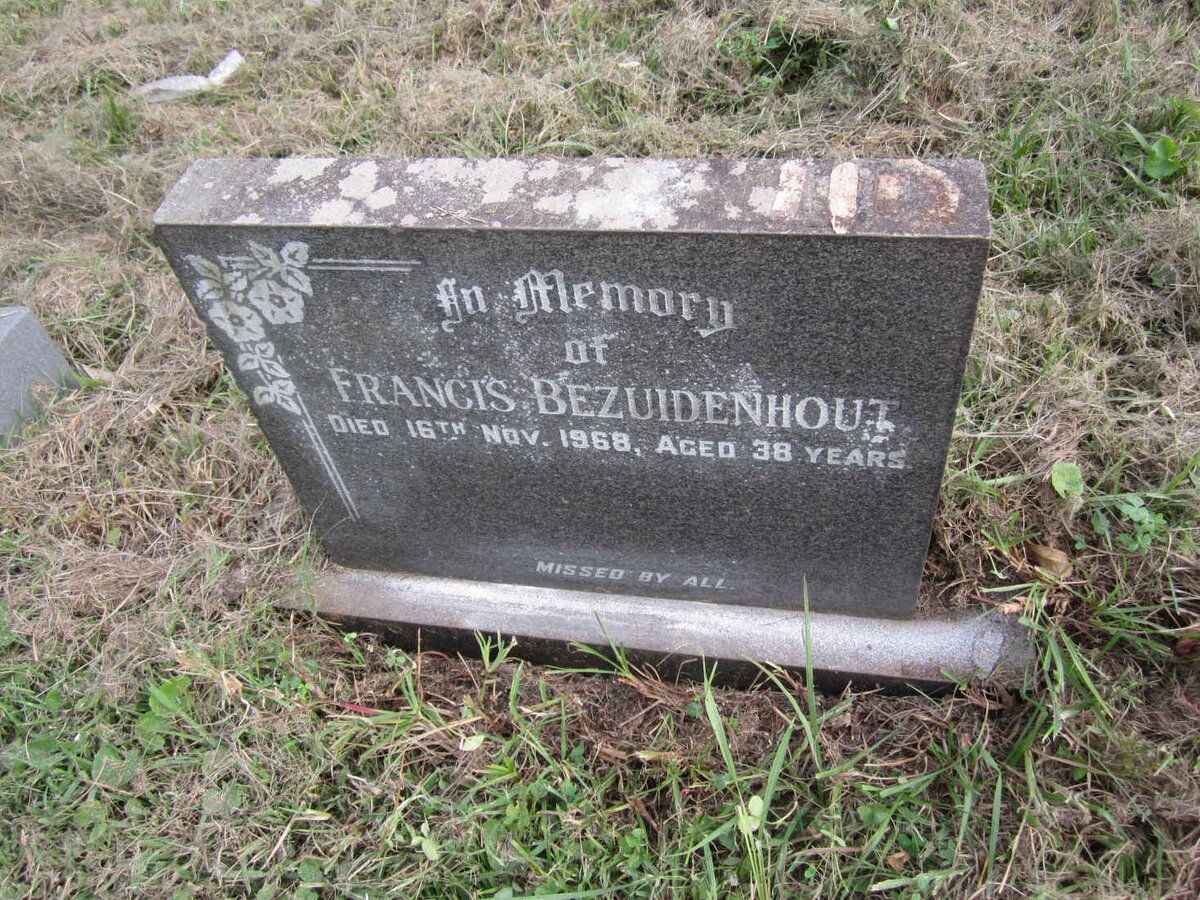 BEZUIDENHOUT Francis -1968