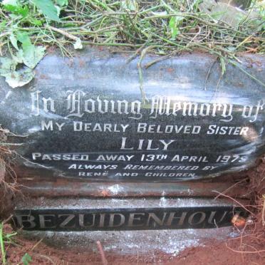 BEZUIDENHOUT Lily -1979