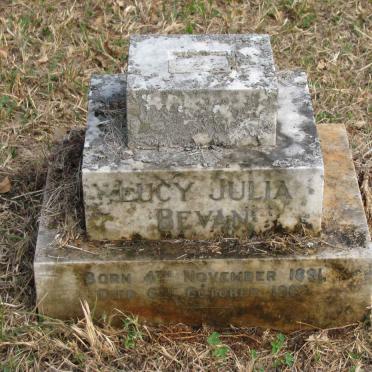 BEVAN Lucy Julia 1891-1962