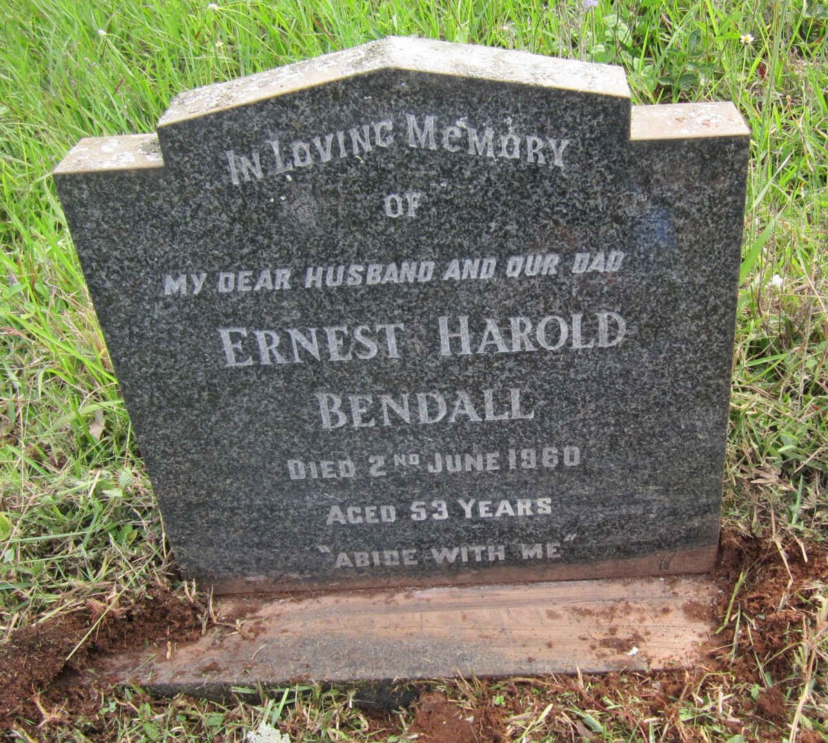 BENDALL Ernest Harold -1960