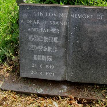 BEHM George Edward 1919-1971