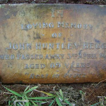 BEGG John Huntley -1926