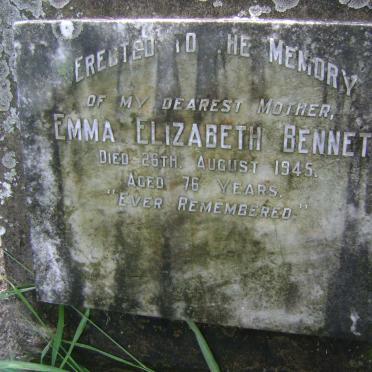 BENNETT Emma Elizabeth -1945
