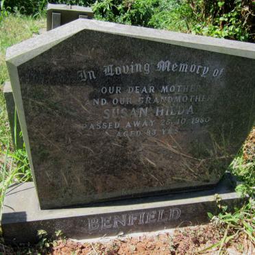 BENFIELD Susan Hilda -1980