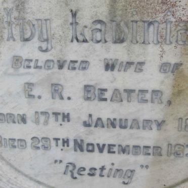 BEATER Ivy Lavinia 1890-1930