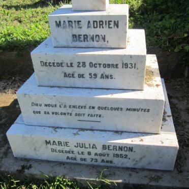 BERNON Marie Adrien -1931 :: BERNON Marie Julia -1952