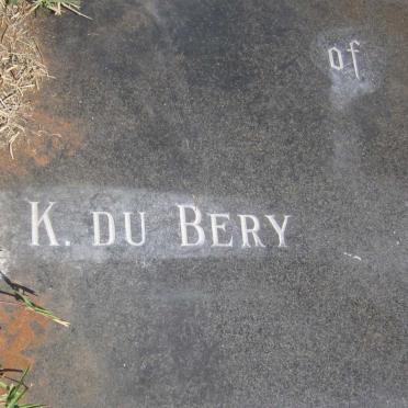 BERY Kathleen Edith C., du -1973