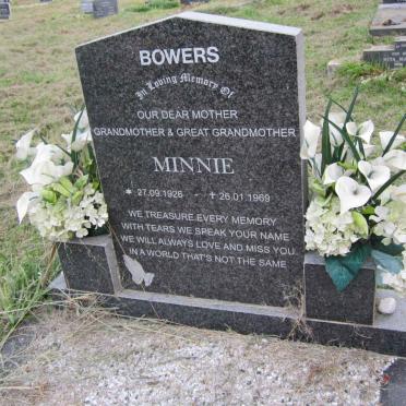 BOWERS Minnie 1926-1969