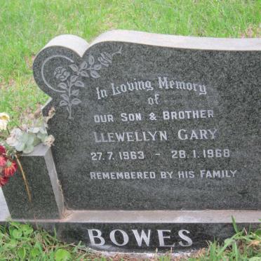 BOWES Llewellyn Gary 1963-1968