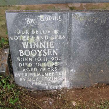 BOOYSEN Winnie 1902-1982