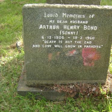 BOND Arthur Henry 1906-1960
