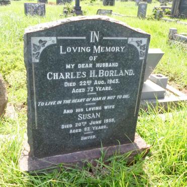 BORLAND Charles H. -1943 &amp; Susan -1959