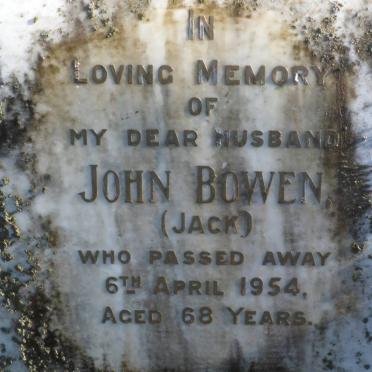 BOWEN John -1954
