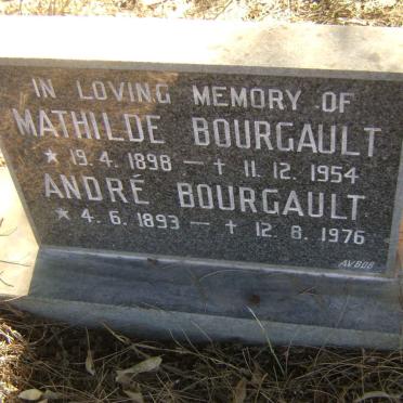 BOURGAULT André 1893-1976 &amp; Mathilde 1898-1954
