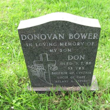 BOWER Donovan -1988