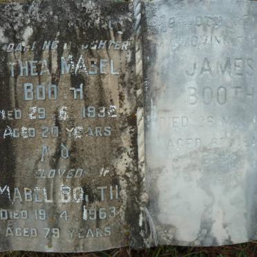 BOOTH James -1972 &amp; Mabel -1963 :: BOOTH Anthea Mabel -1932