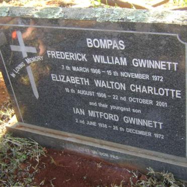 BOMPAS Frederick William Gwinnett 1906-1972 &amp; Elizabeth Walton Charlotte 1906-2001 :: BOMPAS Ian Mitford Gwinnett 1938-1972