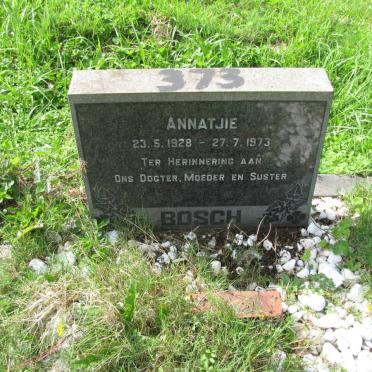 BOSCH Annatjie 1928-1973