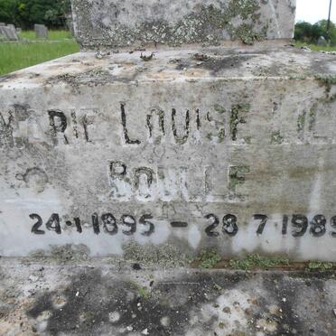 BOULLE Marie Louise Lilia 1895-1989