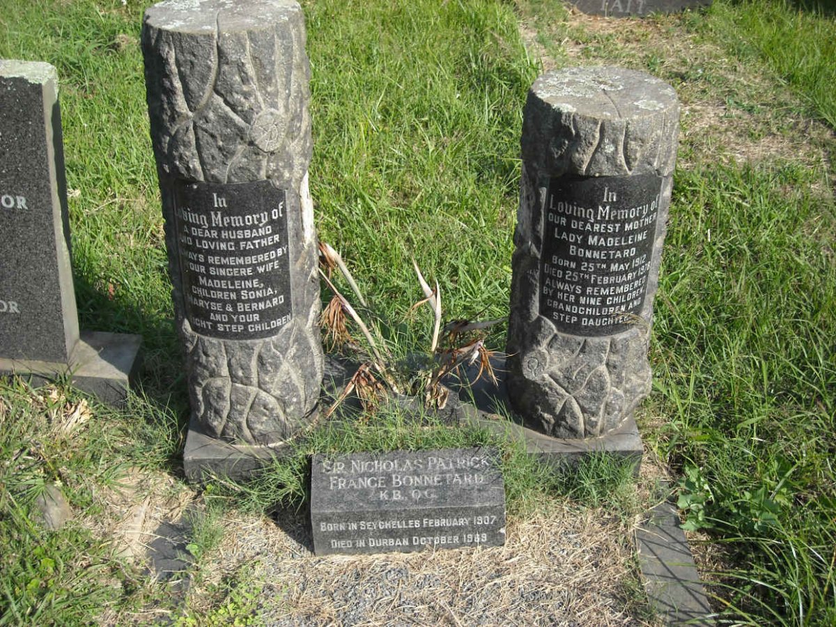 BONNETARD Nicholas Patrick France 1907-1969 &amp; Madeleine 1912-1978