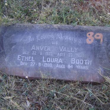 BOOTH Ethel Loura -1980 :: VALLY Anver -1973