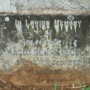 BOSCH Magdalena J. -1952