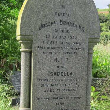 BONAMOUR Joseph -1922 &amp; Isabella -1945 :: BONAMOUR Louis Joseph -1958
