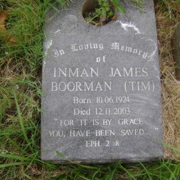 BOORMAN James -1946 &amp; Mary Agnes -1958 :: BOORMAN Inman James 1924-2003
