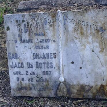 BOTES Gabriel Johannes -1987