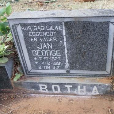 BOTHA Jan George 1927-1991