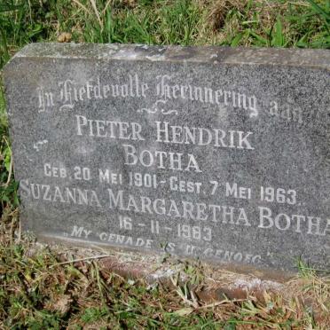 BOTHA Pieter Hendrik 1901-1963 :: BOTHA Suzanna Margaretha  -1983