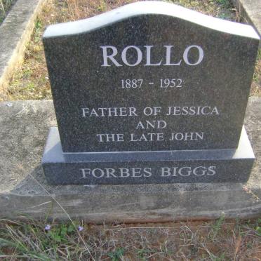 BIGGS Rollo, Forbes 1887-1952