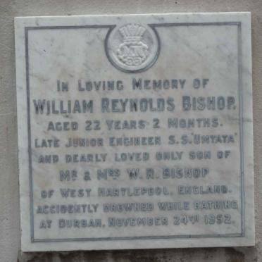 BISHOP William Reynolds 1930-1952