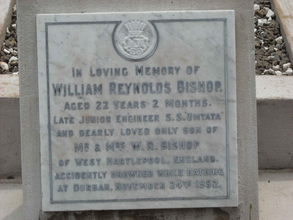 BISHOP William Reynolds 1930-1952