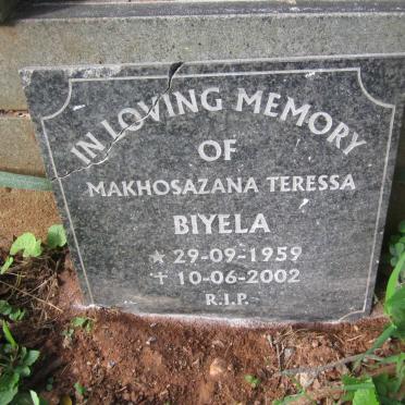 BIYELA Makhosazana Terressa 1959-2002 :: BIYELA Mpilonhle T. 2017-2018