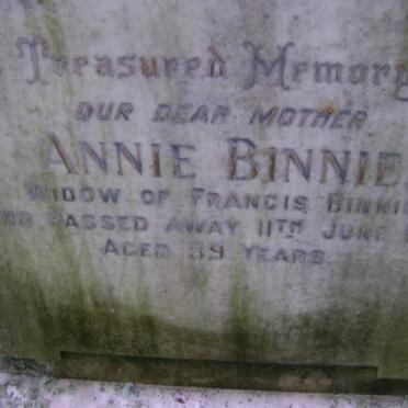 BINNIE Annie -1951