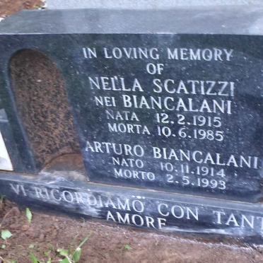 BIANCALANI Arturo 1914-1993 :: BIANCALANI Nella SCATIZZI 1915-1985