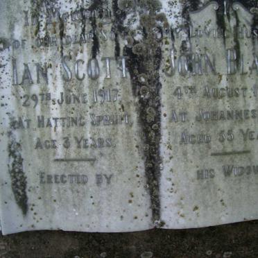 BLACK John -1934 :: BLACK Ian Scott -1917