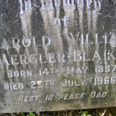 BLAIKIE Harold William, Mergler 1887-1966