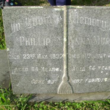 CHAPMAN Phillip  -1937 &amp; Anna Muriel -1976