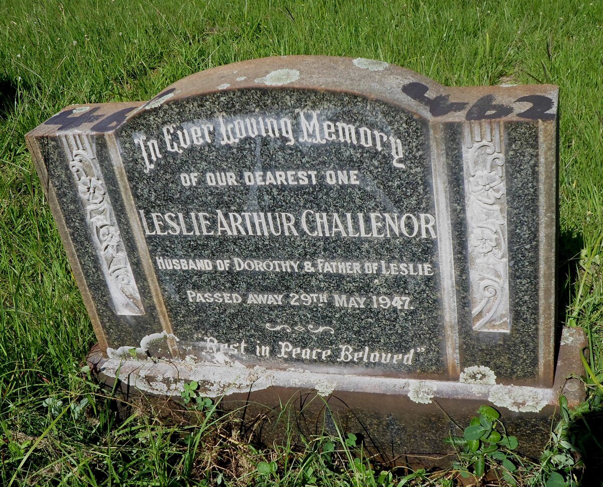 CHALLENOR Leslie Arthur -1947