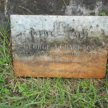 CHARLTON George -1922