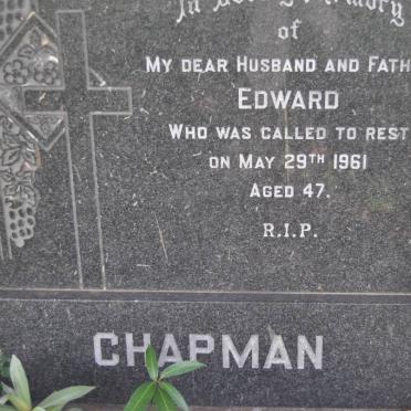 CHAPMAN Edward -1961