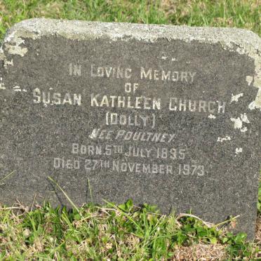 CHURCH Susan Kathleen nee POULTNEY 1895-1973